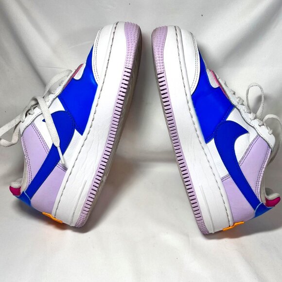 Nike Air Force1 Shadow Sz.6 Women's Alchemy Pink/Blue Sneakers- Limited Rare - Picture 7 of 16